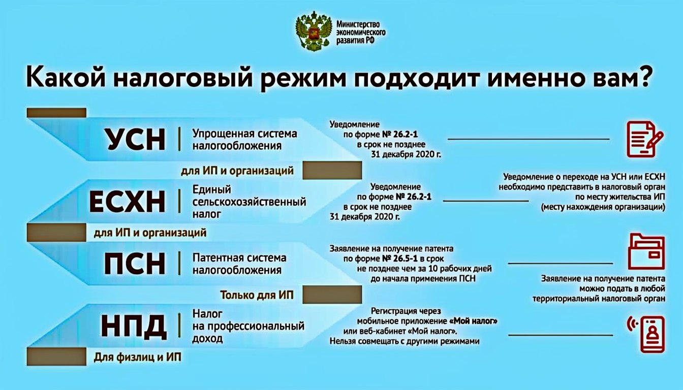 Выбор системы налогообложения в 2025 году в России